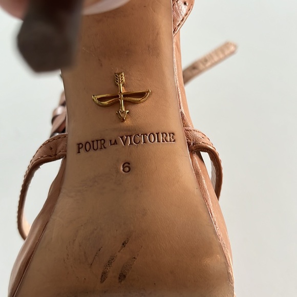 Pour la Victoire dressy shoes good condition size 6 - Picture 6 of 9